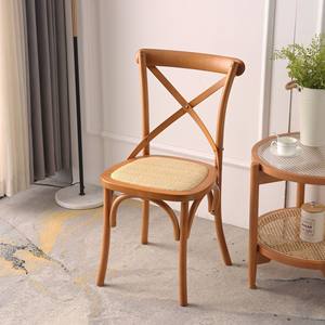 Chaise à dossier croisé en résine, empilable, <span class=keywords><strong>pour</strong></span> <span class=keywords><strong>ferme</strong></span>, vignoble, <span class=keywords><strong>mariage</strong></span>, banquet, salle à manger, CJ-09 - Product Image 6