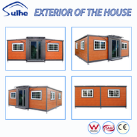 Casa Contenedor Modular Expandible Prefabricada con Estructura de Acero de 20 pies Personalizada