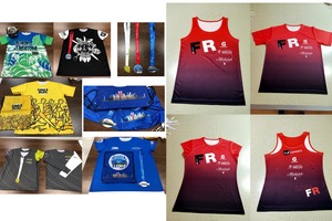 Áo ba lỗ chạy marathon nhanh khô, áo thi đấu chạy bộ, áo tập thể dục nhẹ, thoáng khí, đồng phục đội, in logo - Product Image 2