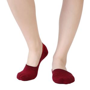 High Quality No Show Summer Casual School Knit Solid Color Four Options Cortos Calcetines Damas Women Invisible Socks - Product Image 4