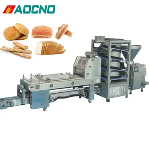 Voll automatische Burger Brot Toast Herstellung Produktions linie Maschine