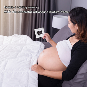 Venta al por mayor bebé sonograma marco pantalla ultrasonido foto, cartel de anuncio de embarazo de madera, género <span class=keywords><strong>revelar</strong></span> decoraciones - Product Image 4