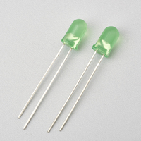 Diodes LED de couleur rouge 3 mm, prix d'usine, diode électroluminescente 620 à 630 nm