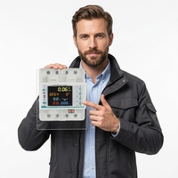 Compteur d'énergie photovoltaïque WiFi triphasé quatre fils Tuya Smart Power Monitor avec contrôle vocal à distance pour maison et usine