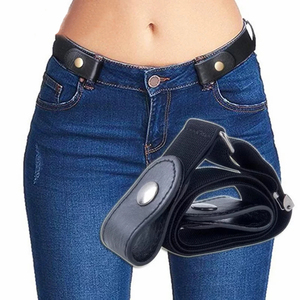 Cinturón elástico sin hebilla para mujeres/hombres Cinturón elástico de hasta 48 "para pantalones vaqueros - Product Image 1