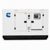Groupe électrogène diesel silencieux 60Hz 36kW 45kVA à faible bruit, insonorisé, générateur industriel, alimentation de secours pour usage domestique et commercial