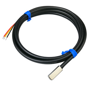 Sensor de temperatura de superficie DS18B20 de montaje adhesivo con cable RVVP de alta calidad, impermeable, sonda de parche sin perforaciones - Product Image 2