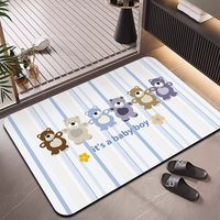 Tapis de sol HM Premium en boue de diatomée, super absorbant, séchage rapide, antidérapant, 2,5 mm, tapis de salle de bain, vente en gros, personnalisable