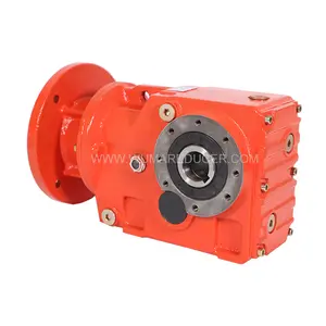 Right Angle Sew Gear Motor Belt Conveyor Motor Reducer Helical Bevel Gearbox For Screw Conveyor