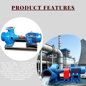 Pompe à flux mixte motorisée pour l'irrigation agricole, pompe à eau à flux mixte - Product Image 6