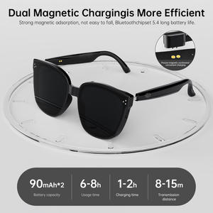 Gafas Inteligentes con IA y Realidad Aumentada, Asistente de Voz, Grabación de Video HD, Tecnología Portátil para Trabajo, Estudio, Deportes y Viajes - Product Image 4