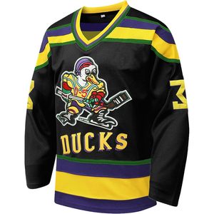 Maillot de hockey Tocament Mighty Ducks pour adulte unisexe 33 Goldberg, costume de film - Product Image 3