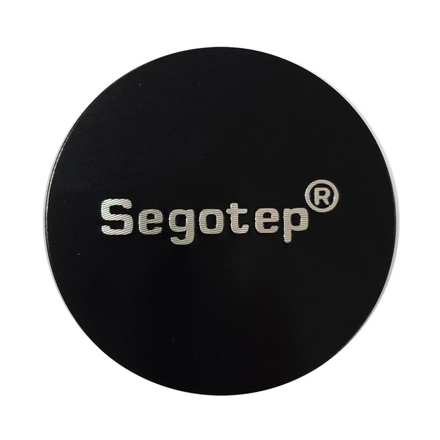 Custom Aluminum Tags Round Diamond-cutting Etching Logo Labels 3M Self-adhesive Metal Sticker