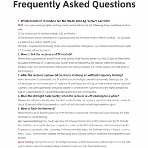 HGLRC Alta frecuencia de actualización ELRS 2,4 GHz ExpressLRS RX Nano Módulo para RC Drones - Product Image 1