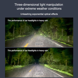 Feux de croisement de voiture neufs 3Pro à double faisceau LED haute luminosité 6000K 12V avec 8000 lumens - Product Image 3