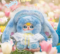 Babythree-Sun Bloom Boîte Mystère Lapin en Peluche en Dentelle Florale, Poupée Lapin Douce et Moelleuse, Style Lolita Mignon, Article de Collection