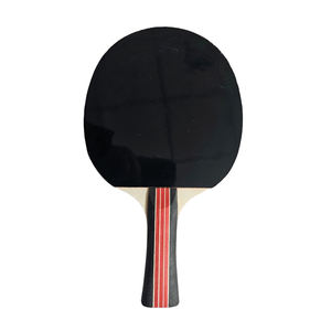 <span class=keywords><strong>Raquette</strong></span> de tennis de table en bois pur 5 plis, caoutchouc hautement élastique, pagaie de <span class=keywords><strong>ping</strong></span>-<span class=keywords><strong>pong</strong></span> pour débutants, entraînement et divertissement en intérieur - Product Image 4