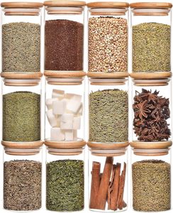حاويات طعام زجاجية آمنة للميكروويف خالية من مادة BPA سعة 450 مل مجموعة من 6 قطع مع أغطية للاستخدام في المطبخ - Product Image 4