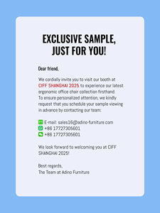 Muebles de oficina <span class=keywords><strong>Adino</strong></span> * CIFF Shanghai 2025 Silla de oficina ergonómica de malla Sillas De Oficina Chaise Ergonomique Cadeira De Escrittrio - Product Image 3