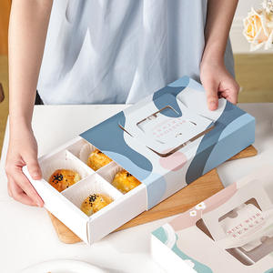IMEE Moon Cake <span class=keywords><strong>Box</strong></span> 4 6 pezzi confezione pasticceria con manico - Product Image 3