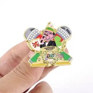 Cartoon Anime Custom Metal Lapel Pin Badge Manufacturer Design Your Own Custom Made Soft Hard Glitter Carnevial Enamel Pin