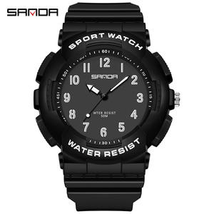 Montre Sanda 6094 pour adolescentes, modè<span class=keywords><strong>le</strong></span> neuf, vente chaude, résistante à l'eau, tendance, sport de plein air, mouvement à quartz - Product Image 5