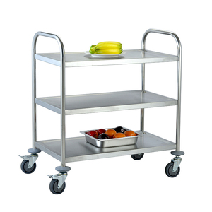 Chariot à viande en acier inoxydable à 3 niveaux, chariot mobile pour <span class=keywords><strong>boucherie</strong></span>, stockage et présentation de <span class=keywords><strong>la</strong></span> viande, transformation - Product Image 5