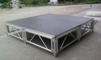 Plateforme de scène en aluminium réglable en hauteur, scène de danse pour événements en plein air, concert