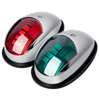 Feux de navigation marine 2 pièces 12V 24V LED, feux de signalisation pour bateau, accessoires de yacht, lampes rouge et verte pour camion et remorque