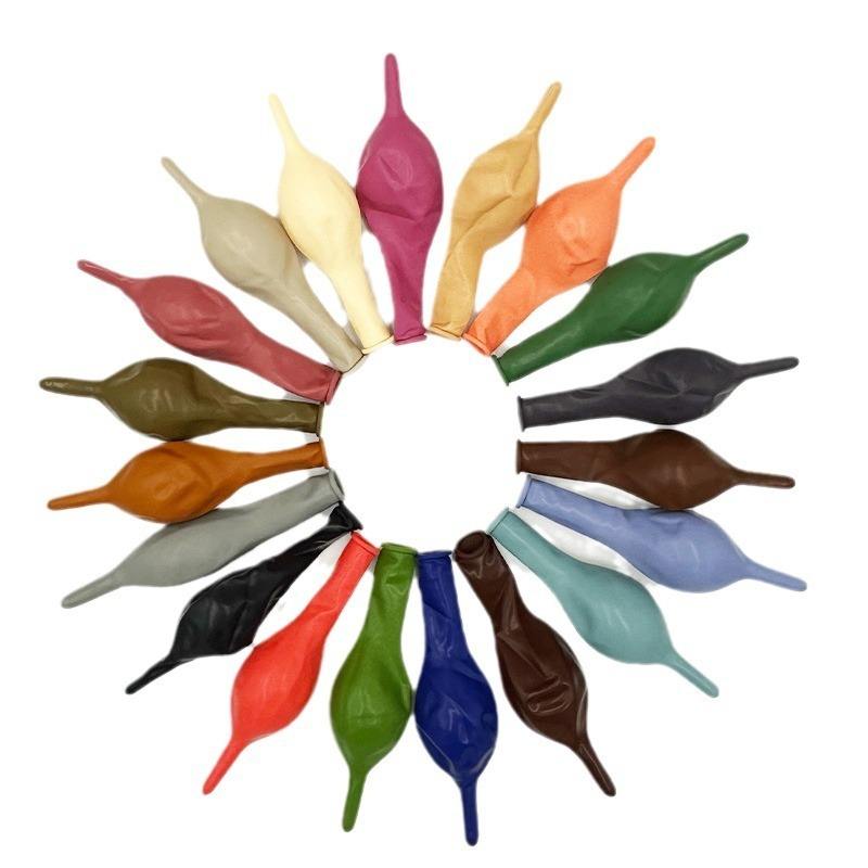 Wholesale 100pcs Retro Balloons 10 Inch Latex 17 Color Latex Globos for Wedding Party Birthday Party New Year Decoration Balloon