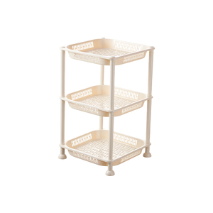 Étagère de rangement carrée multicouche en plastique <span class=keywords><strong>pour</strong></span> salle de bain, avec drainage creux, <span class=keywords><strong>pour</strong></span> <span class=keywords><strong>douche</strong></span> - Product Image 1