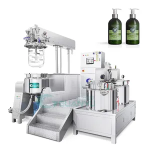 Guanyu nóng bán 100L thủy lực nâng loại điện sưởi ấm dưới mỹ phẩm homogenizer chân không nhũ hóa Máy trộn