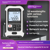 Compteur de puissance optique de haute précision Mini stylo de test Rechargeable testeur de fibre optique multifonctionnel à lumière rouge pour FTTH pour FC
