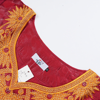 H&D SP335-2 Vêtements africains personnalisés pour femmes Robes traditionnelles Bazin Riche Robes décontractées brodées
