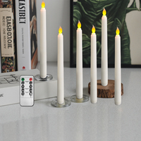 Nouvelle bougie Led 3D à piles balançoire bougies sans flamme en vrac scintillantes pour l'église noël Led bougie lumière
