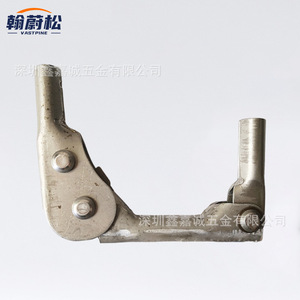 Charnière de meuble multi-angle en fer de 2 mm à fixation en surface, style japonais, avec boucle articulée combinée - Product Image 2