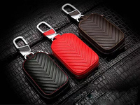Porte-clés de voiture en cuir de luxe en forme de V, étui pour clés de voiture, étui pour clés de voiture, vente chaude