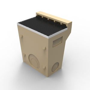 Chambre d'inspection concrète de polymère de bassin de capture anticorrosion avec les couvertures malléables de grille de <span class=keywords><strong>fonte</strong></span> - Product Image 2