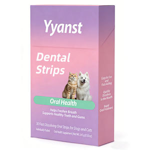 Bandes buccales OEM/ODM pour chiens et chats : Complément alimentaire pour adultes, rafraîchit l'haleine, soutient la santé des dents et des gencives, action rapide, saveur pomme - Product Image 1