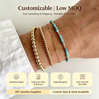 Bracelet en pierres précieuses pour femmes, bracelet en cristal turquoise, Pulseras Personalizadas De Acero Inoxidable, bracelet plaqué or 18 carats, bracelet empilable