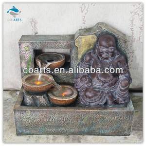 2013 nouveau style polyrésine Led boule lumineuse bouddha Table fontaine CAFP130802 - Product Image 1