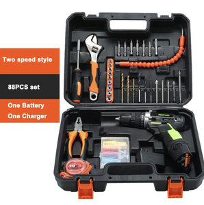 Ensemble de tournevis sans fil multifonctionnel rechargeable au lithium 12V pour la maison, <span class=keywords><strong>perceuse</strong></span> à percussion électrique pour le bricolage industriel - Product Image 4