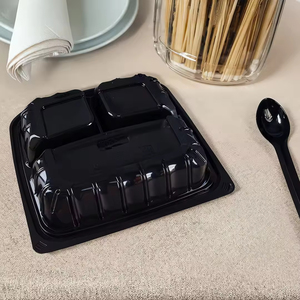 Contenedor de Plástico PP Transparente para Microondas con Logotipo Personalizado, para Comida Rápida, Preparación de Comidas y Comida para Llevar - Product Image 4