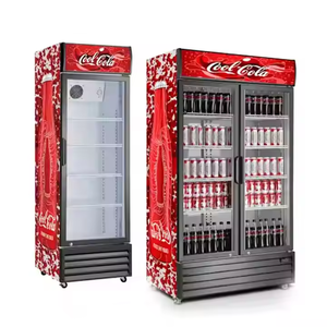 Enfriador de aire de supermercado comercial para bebidas CocaCola Pepsi, otras bebidas, refrigerador de exhibición, equipo de refrigeración