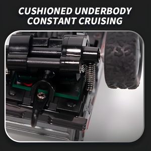 Coche <span class=keywords><strong>de</strong></span> <span class=keywords><strong>Control</strong></span> Remoto EPT Escala 1:64 <span class=keywords><strong>de</strong></span> Aleación 24Ghz con Luces, Velocidad y Dirección Ajustables, Mini Camioneta Monstruo RC - Product Image 5