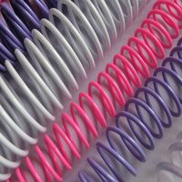 China eléctricos de auto automático espiral bobina de plástico máquina de encuadernación