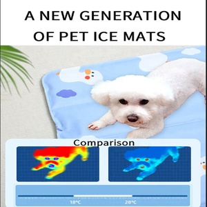 Anjuny Oem Sommer <span class=keywords><strong>Cool</strong></span> Down Eisgel <span class=keywords><strong>Cool</strong></span> <span class=keywords><strong>Mat</strong></span> Dog Cooling Pad für Hunde Katzen Bett - Product Image 3