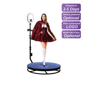 Nhanh chóng vận chuyển 80cm Photo Booth xoay 360 độ Selfie video Booth với từ xa - Product Image 1