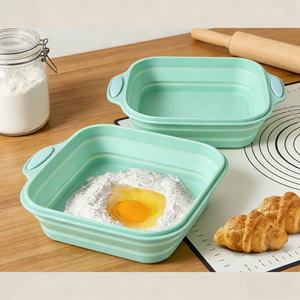 Plateau de levage pliable en silicone de qualité alimentaire pour la cuisson du pain, rangement facile et fermentation efficace, outil de pâtisserie - Product Image 2