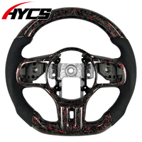 Volant de course personnalisé en fibre de carbone pour Mitsubishi Lancer EVO X Evolution SE Outlander EX Accessoires intérieurs de voiture